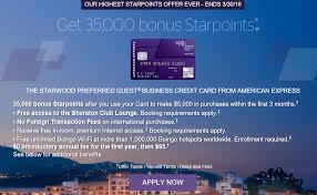 There are three marriott bonvoy credit cards that are open to applicants. American Express Starwoods Preferred Guest Spg 35 000 Point Offer Personal Business Highest Ever Doctor Of Credit