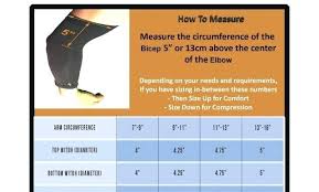 Copper Fit Elbow Size Chart Edge Copper Infused Elbow