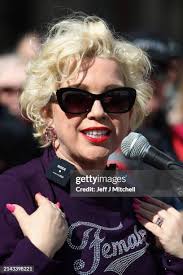 Political activist, Kellie-Jay Keen-Minshull, also known as Posie... News  Photo