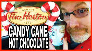 Thirsty Thursdays Tim Horton S Candy Cane Hot Chocolate Beverage Review Youtube