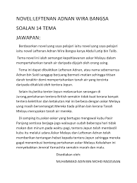 Novel Leftenan Adnan Pdf