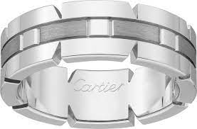 Tank Francaise Ring Tank Francaise Ring Small Model 18k White Gold 6 Mm Wide 7 Mm From Size 60 Mens Rings Wedding Diamond Cartier Mens Wedding Band Mens Wedding Bands Unique
