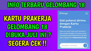 Jun 10, 2021 · kartu prakerja gelombang 18 sudah dibuka? Terjawab Gelombang 18 Kartu Prakerja Kapan Dibuka Youtube