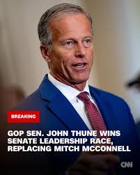 Senate Republicans select Sen. John Thune of South Dakota as their new  leader, replacing longtime GOP stalwart Mitch McConnell  https://cnn.it/4fNy90r