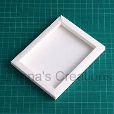 Inna S Creations How To Make A Simple Paper Frame Diy Picture Frames Paper Picture Frames Paper Frames