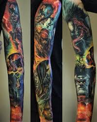 Avengers Crew Realistic Tattoo Sleeve Best Tattoo Ideas Gallery Manga De Tatuajes Realista Brazos Tatuados Tatuaje De Arana