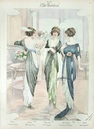 Chic Parisien Fashion Prints 1913 Fashion Illustration Vintage 1913 Fashion Edwardian Fashion