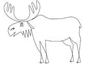 Terrific mickey mouse christmas coloring pages with free. Moose Coloring Pages