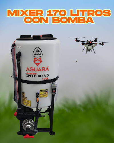 Aprende a usar uno de nuestros Mezcladores para Drones Agricolas 🙌🏻🦊 _ Los mejores MEZCLADORES en @aguara_soluciones _ _ #campo #agricultura #fumigación #pulverización #maiz #soja