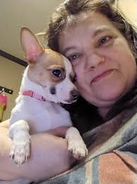 Cute blind baby girl with painted nails