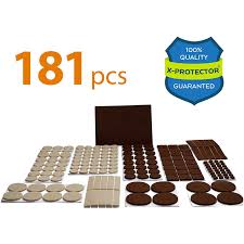 X Protector Premium Ultra Large Pack Felt Furniture Pads 181 Piece Felt Pads All Sizes Furniture Feet A Felt Furniture Pads Furniture Pads Best Wood Flooring