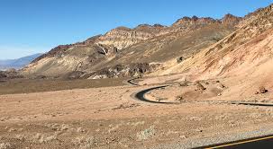 Iron minerals are red, pink, and yellow. Artist S Drive And Artist S Palette In Death Valley National Park