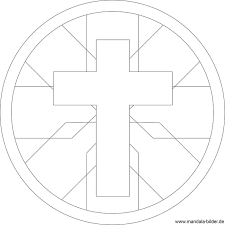 Das maßwerk der fenster und der spitzbogen am eingang des chores sind relikte aus der zeit der gotik. Mandalas Zum Ausmalen Mit Kirchlichen Symbolen
