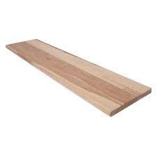 Stairtek 1 In X 11 1 2 In X 36 In Unfinished Hickory Box Tread Bthi1136 Xxxxxsr The Home Depot Wood Construction Wood Pine Stair Treads