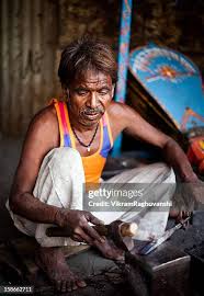 Traditional Indian Blacksmith At Work ...
