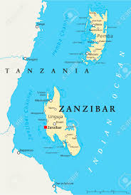 Map graphics by khornesone (c). Zanzibar Political Map Of The Semi Autonomous Part Of Tanzania Royalty Free Cliparts Vectors And Stock Illustration Image 34380109