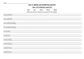 From a to the mysterious cursive z, you'll be an expert cursive writer when you're done. Year 4 Statutory Words Handwriting Practise Worksheets Teaching Resources