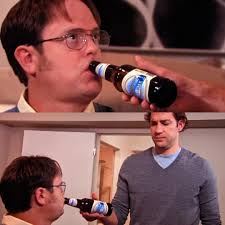 Forgot how funny this scene was. Dwight softly staring at Jim gets me  everytime. I love that Jim feeds him too 🤣 : r/DunderMifflin