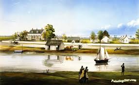 Palo Alto, Art Painting by Marie Adrien Persac