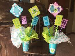 Monsters Inc Baby Shower Centerpieces Monsters Inc Baby Shower Monsters Inc Centerpieces Monster Baby Showers