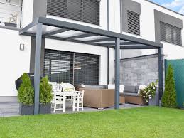 Moderne Terrassenuberdachung Aluminium In Anthrazit Mit Polycarbonatplatten Garten Terrassenuberdachung Uberdachung Terrasse Terrassenuberdachung Aluminium