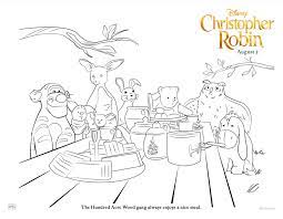 Disney's christopher robin will be in theaters august 3rd! Grab Your Free Printable Disney S Christopher Robin Coloring Pages Activities