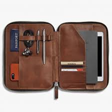 Tech Portfolio Accessoire Homme Produits En Cuir Cuir