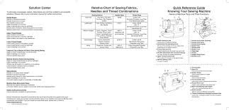 solution center relative chart of sewing fabrics manualzz com