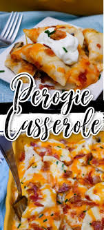 Comforting Perogie Casserole With Bacon Powered By Mom Recipe In 2020 Easy Chicken Dinner Recipes Comfort Food Recipes Dinners Easy Dinner Recipes