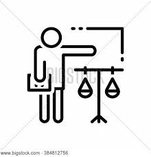 Are attorney and lawyer are synonyms? Black Line Icon Vector Photo Free Trial Bigstock