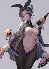 Expecting to have some fun tonight in her bunny outfit (Demon Slayer) : r/ hentai