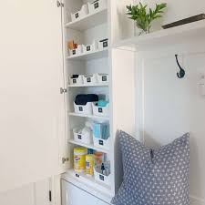 **project overview** a small, quiet, efficient office space for one that is perfect for sorting mail and paying bills. 17 Hall Closet Organization Ideas