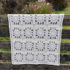 Rest your head on crochet floral cushions with today's bunch of ideas! Edelweiss Crochet Blanket With Flower Squares Annie Design Crochet