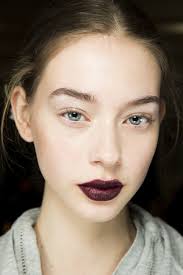 Rodarte Fall 2016 Ready To Wear Fashion Show Dark Lips Makeup Looks Makeup Inspiration