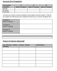 In the strategic account plan template, there is a whiteboard worksheet where you can write these down if you wish. Free 16 Sample Account Plan Templates In Pdf Ms Word Google Docs Apple Pages