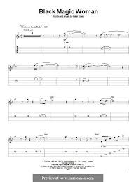 Black magic woman, brisbane, qld, australia. Black Magic Woman Von P Green Noten Auf Musicaneo