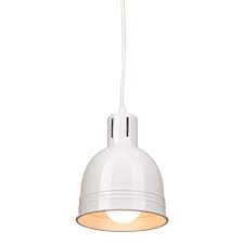 Brilliant Gloss White Milly Diy Suspension Light Bunnings Warehouse Suspension Light Light Diy Pendant