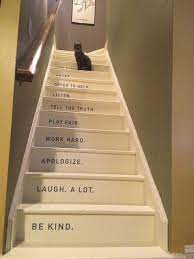 20 Painted Staircase Ideas Pictures Staircase Painted White Withrunner Art Staircase Pictures Painted Staircases Basement Remodeling