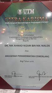 Pejabat pendidikan daerah kuala muda yan. Anugerah Perkhidmatan Cemerlang 2017 Associate Professor Ts Chm Dr Nik Ahmad Nizam Nik Malek
