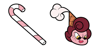 Baroness von bon bon is the ruler of her kingdom made of candy and as boss incuphead. Cuphead Cursor With Baroness Von Bon Bon Sweezy Custom Cursors