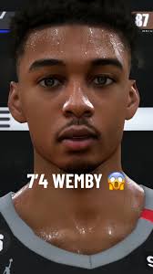 2k23 Wembanyama Face Creation
