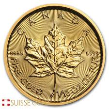 2019 1 10 Oz Canadian Maple Leaf Gold Coin