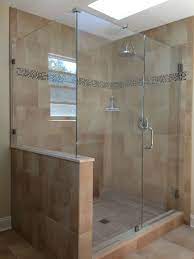 Sad to say that i have been dealing with the crl recommended gaps are ridiculous and most templates dont say how much room is needed between the wall making it very difficult to size a. Do We Put A Half Wall Showerman Frameless Shower Door Frameless Shower Doors Small Bathroom Makeover Shower Doors