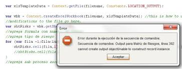 Matriz excel allocation / matriz (excel) : Excel Output Error Aris Bpm Community