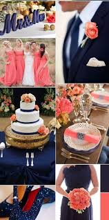 Top 5 Early Summer Navy Blue Wedding Ideas Navy Blue And Coral Wedding Bouquets Wedding Cake Coral Wedding Colors Wedding Cake Navy Blue Wedding Receptions