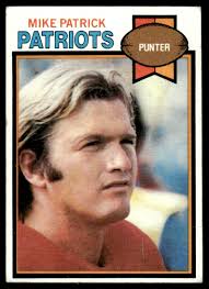 1979 Topps Mike Patrick New England Patriots #158
