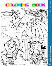 Criancas No Parque Zoologico Ilustracao Do Vetor Ilustracao De Cartoon Menina 128778754