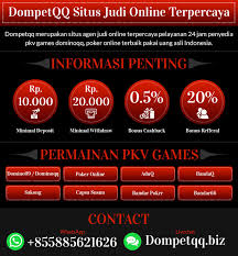 Dompetqq Situs Dominoqq Pkv Games Online Terpercaya Di 2020 Poker Uang Pelayan