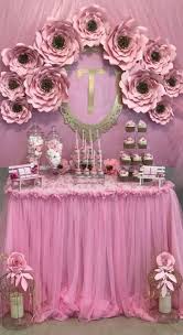 Baby Shower Girl Decorations Table Paper Flowers 46 Ideas Girl Baby Shower Decorations Fiesta Baby Shower Girl Shower