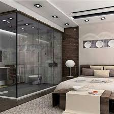 Quarto De Casal Com Banheiro Conjugado Design De Interiores Para Quarto Interiores De Casas Design De Casa